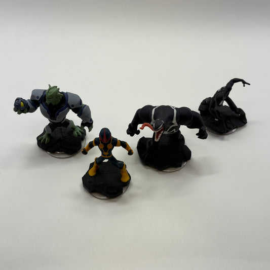 Lot of 4 Disney Infinity 2.0 Marvel Spiderman Game Toy Figures INF