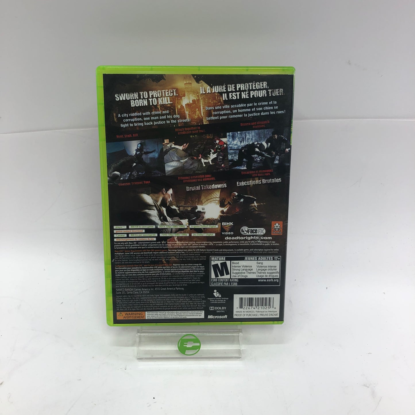 Dead to Rights: Retribution (Microsoft Xbox 360, 2010) CIB