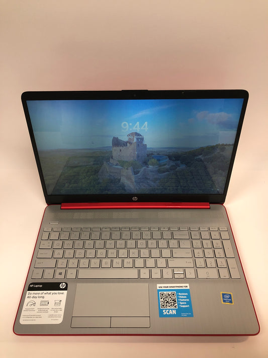 Broken HP 15-DW1081WM 15.6" Pentium Gold 6405U 2.4GHz 4GB RAM 500GB SSD Read