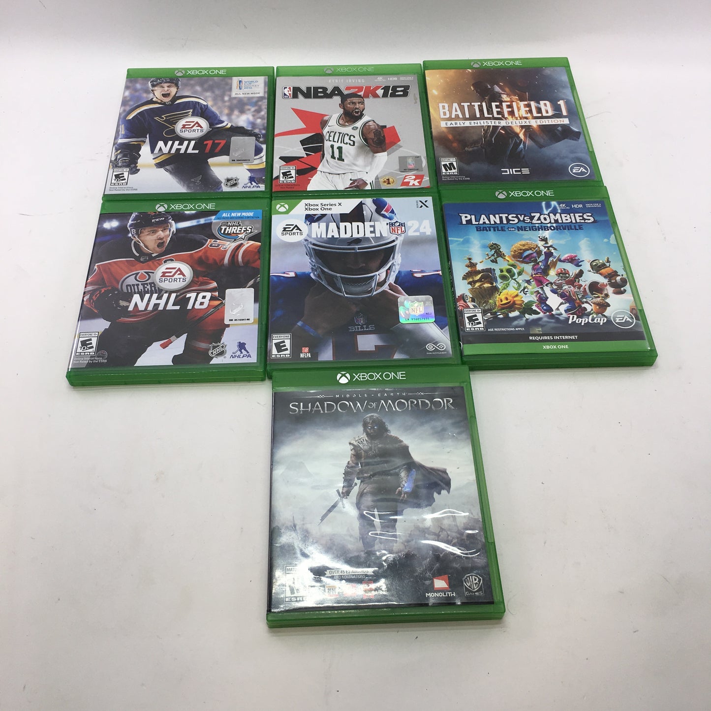 Lot of 19 Microsoft Xbox One Games [Call of Duty, Fallout 4, Far Cry 6 and More]