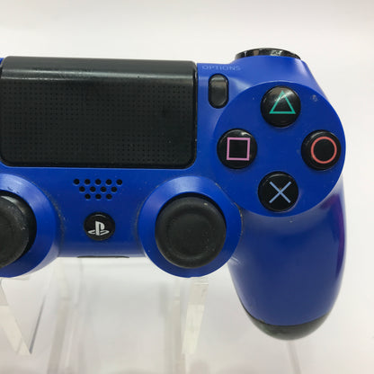 Used Lot of 3 Sony PlayStation 4 PS4 Wireless Controllers [Blue, Red, Black]