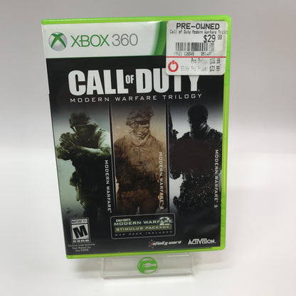 Call of Duty Modern Warfare Trilogy (Microsoft Xbox 360, 2016)