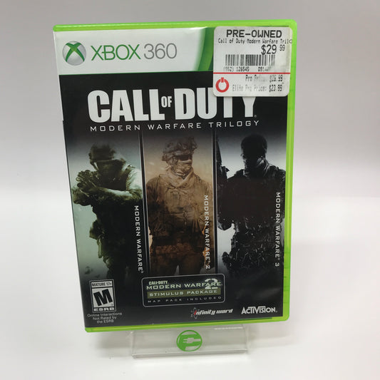 Call of Duty Modern Warfare Trilogy (Microsoft Xbox 360, 2016)