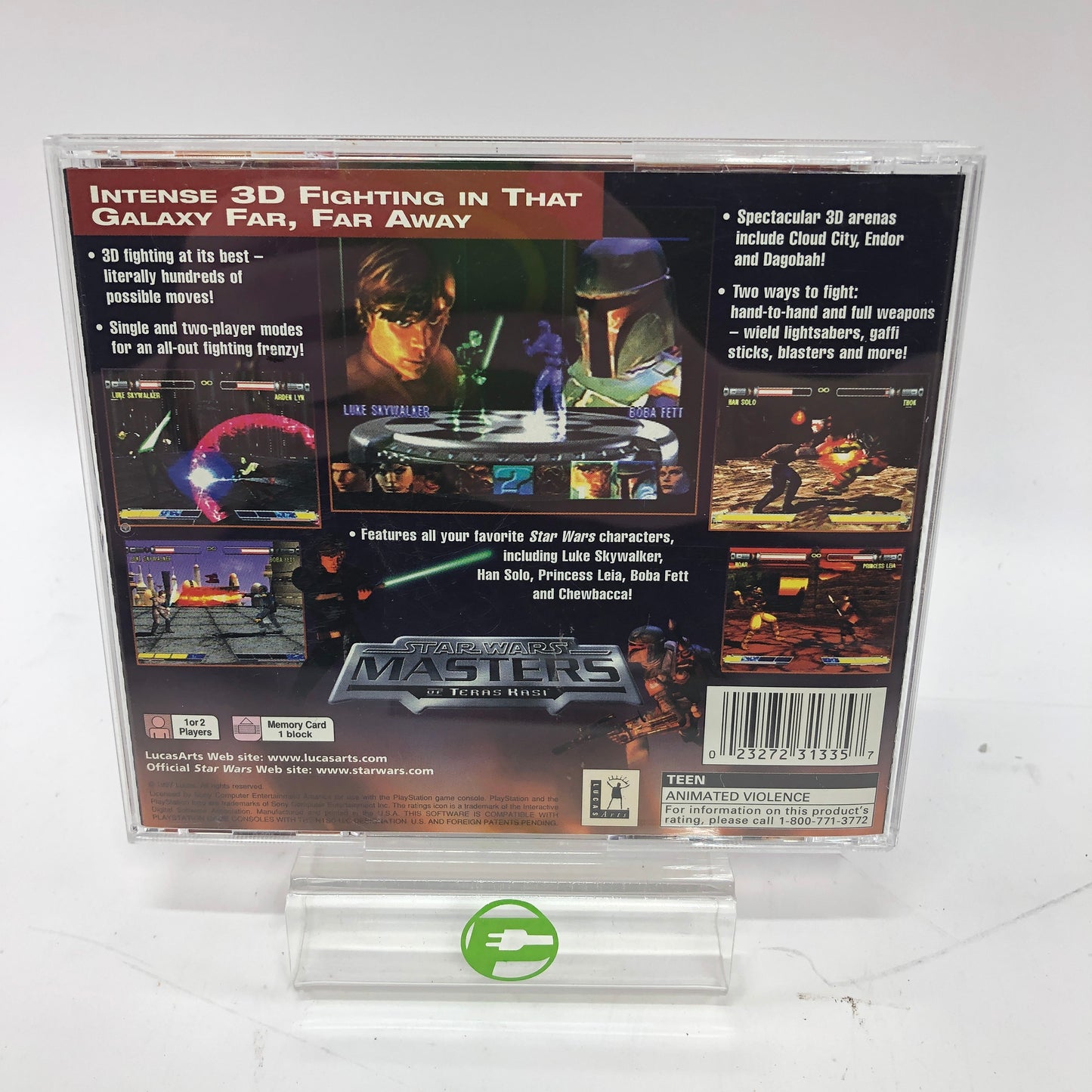 Star Wars Masters of Teras Kasi (Sony PlayStation 1 PS1, 1997) CIB