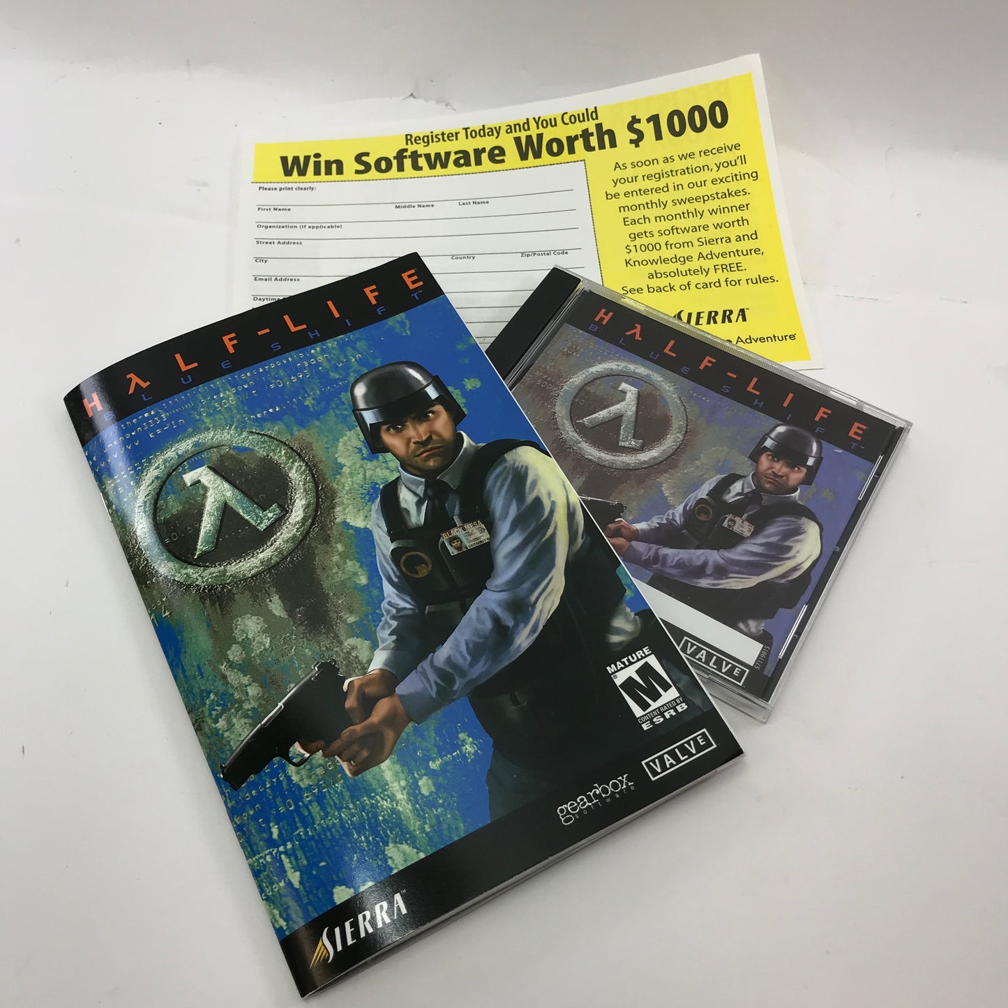 Half-Life: Blue Shift (PC, 2001) Complete in Original Box CIB