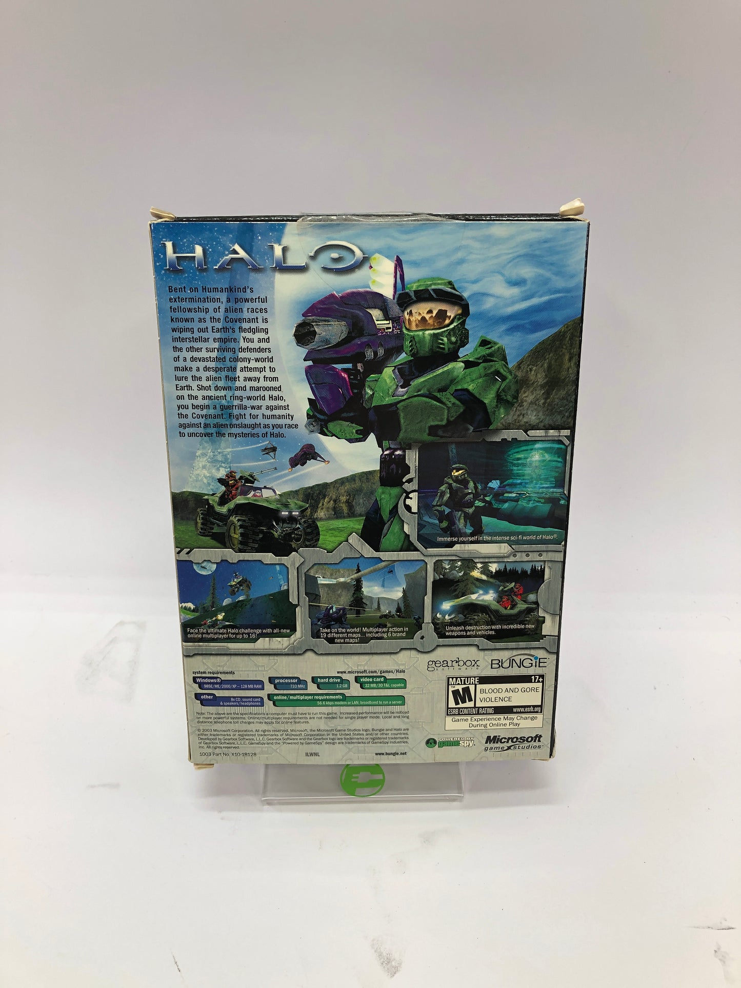 Halo Combat Evolved (PC, 2001) Complete in Box, No Scratches, CIB
