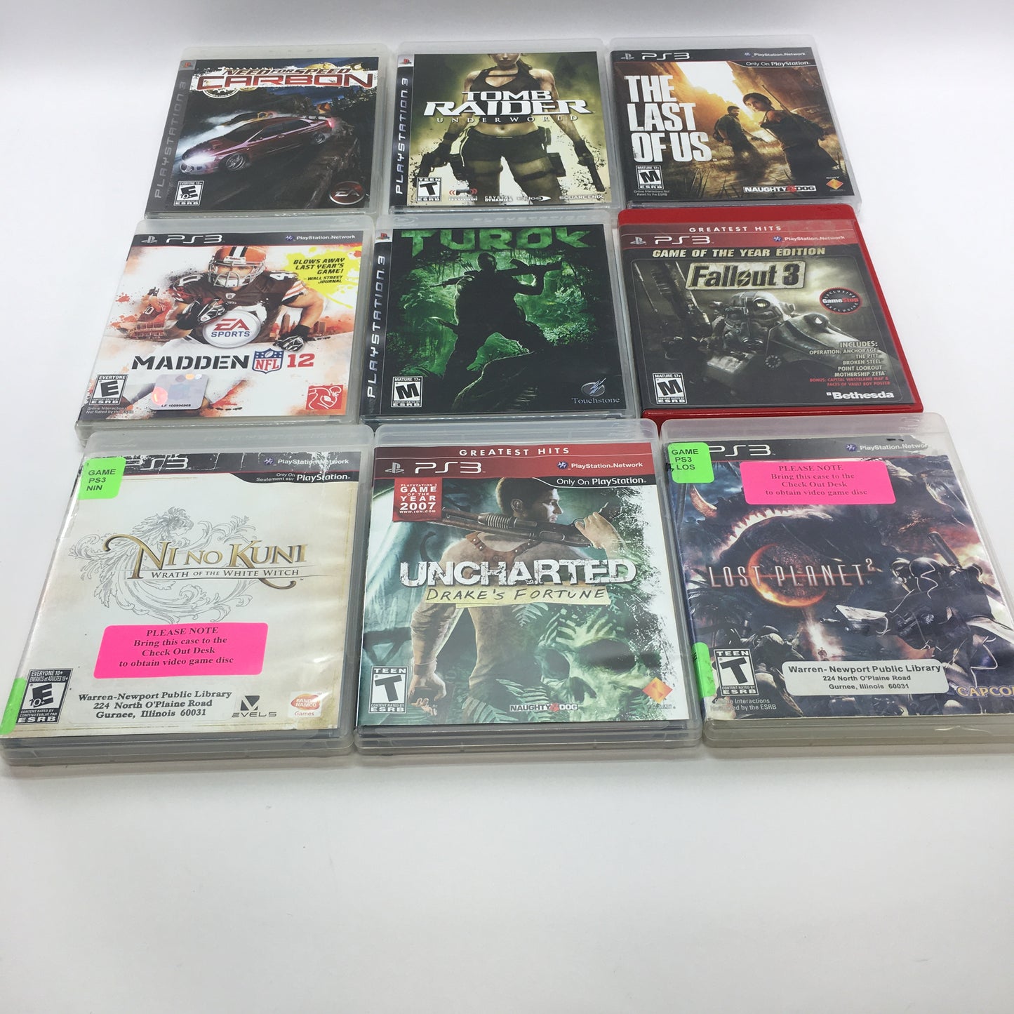Lot of 57 Sony PlayStation 3 PS3 Games [Call of Duty, Grand Theft Auto and More]