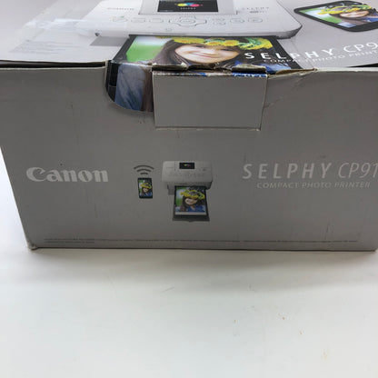 Canon Selphy cp910 Compact Photo Printer w Photo Paper, No Power Cord READ