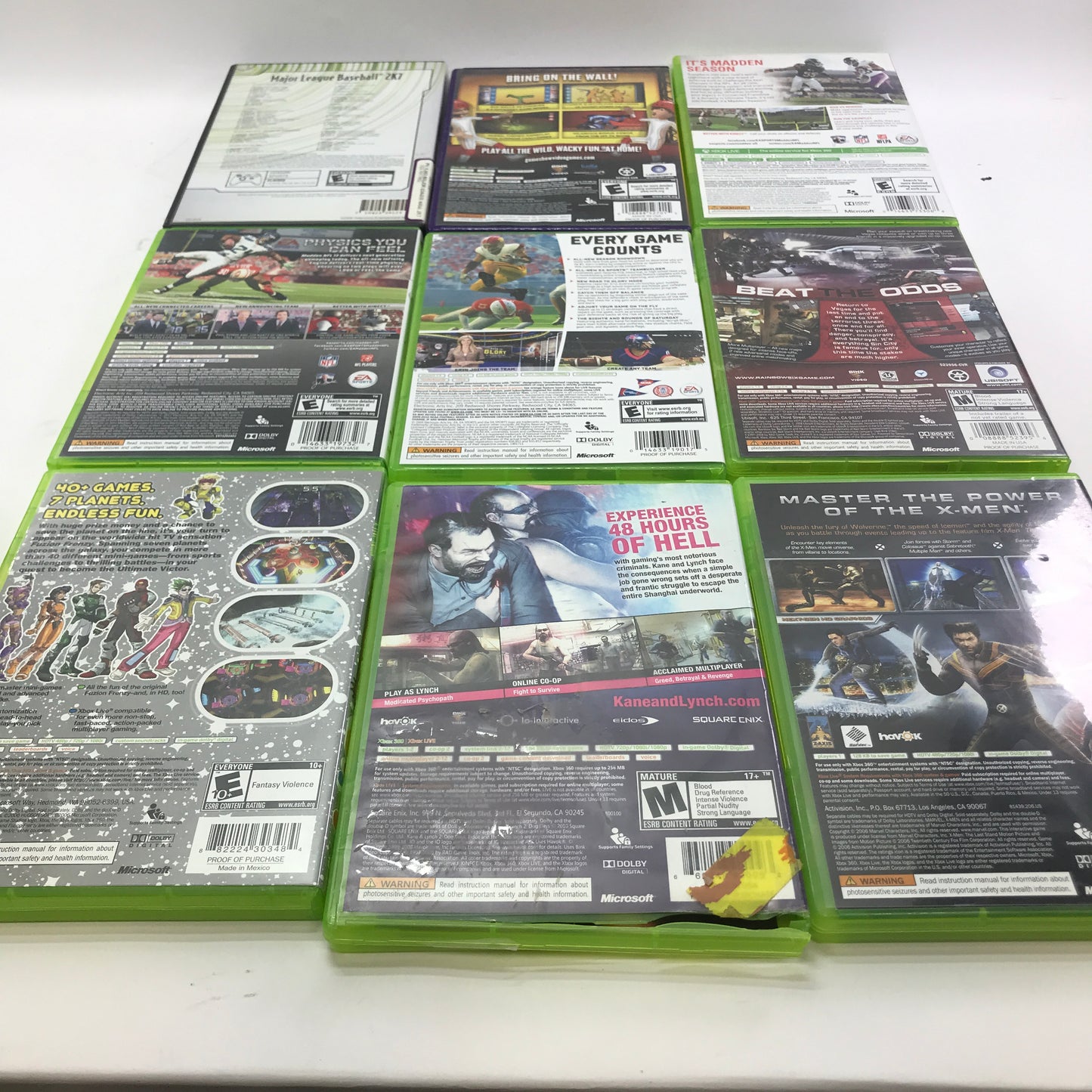 Lot of 133 Microsoft Xbox 360 Games [Call of Duty, Gears of War and More]