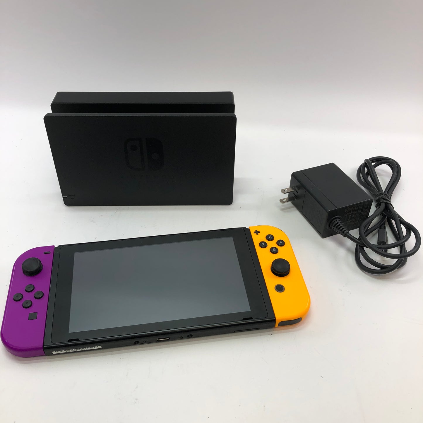 Nintendo Switch v2 Video Game Console Only HAC-001(-01) Wario Colors Joycon 