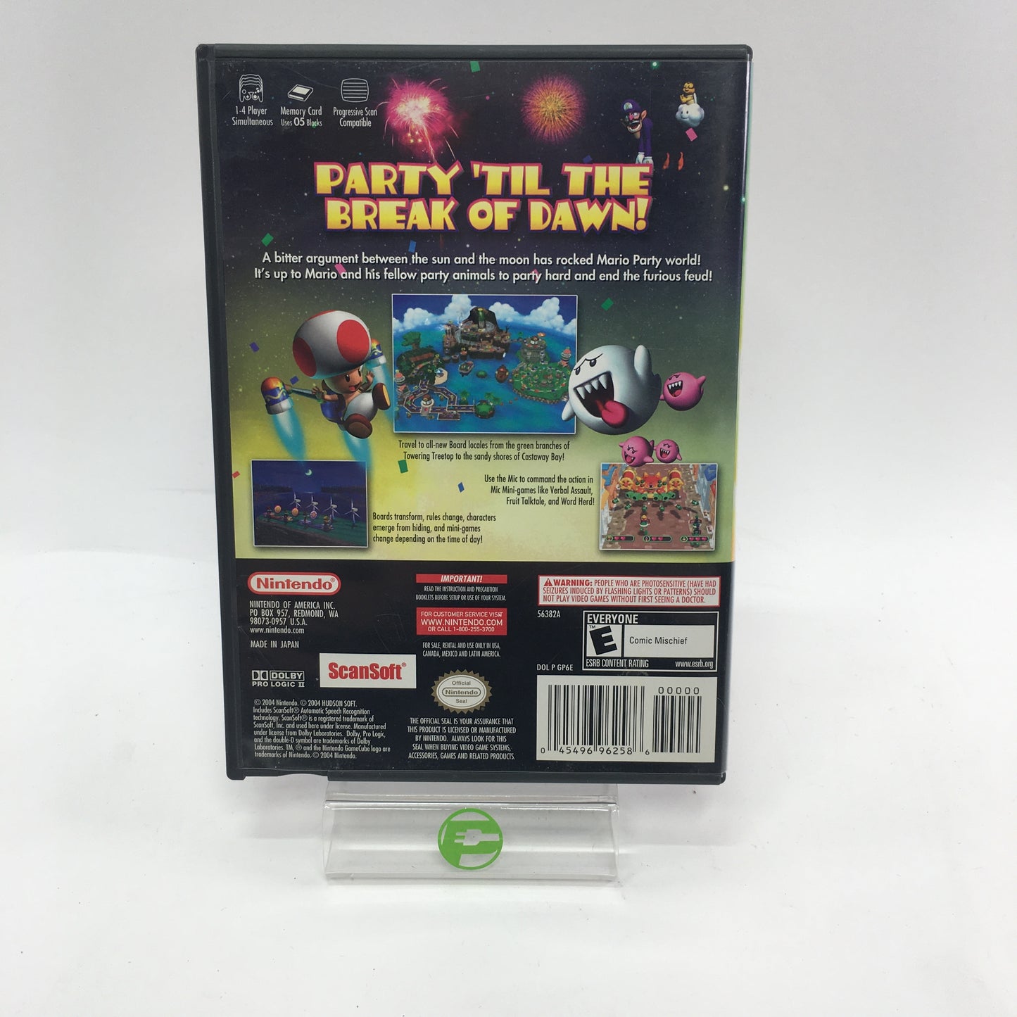 Mario Party Collection, All Four Games, Tested, Working