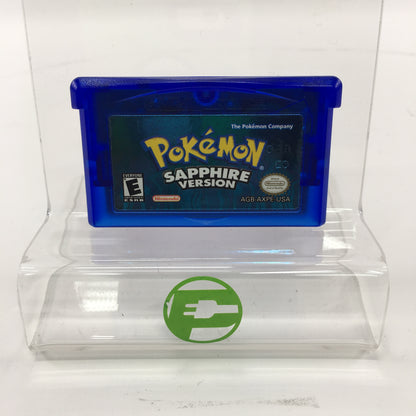 Pokemon Sapphire (Nintendo GameBoy Advance, 2003), Tested and Saves