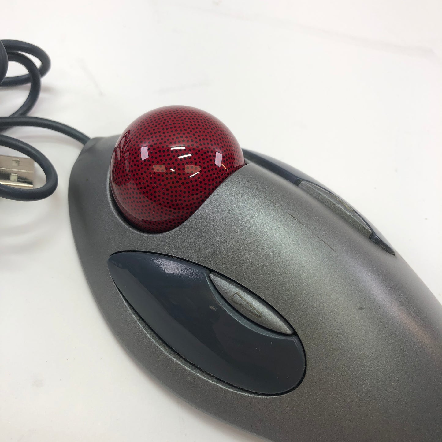 Logitech 8043770000 Wired Marble Mouse Tested and Working w Marble