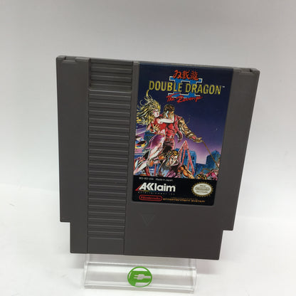 Double Dragon II (Nintendo NES, 1989) Tested and Working w Dust Cover and Manual