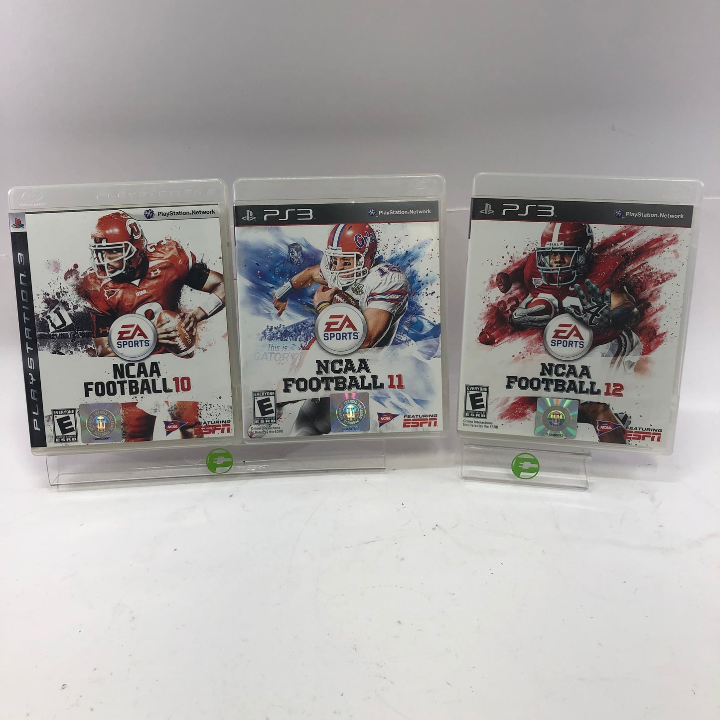 NCAA Football Collection [10, 11, 12] PlayStation 3 PS3 Games, All CIB
