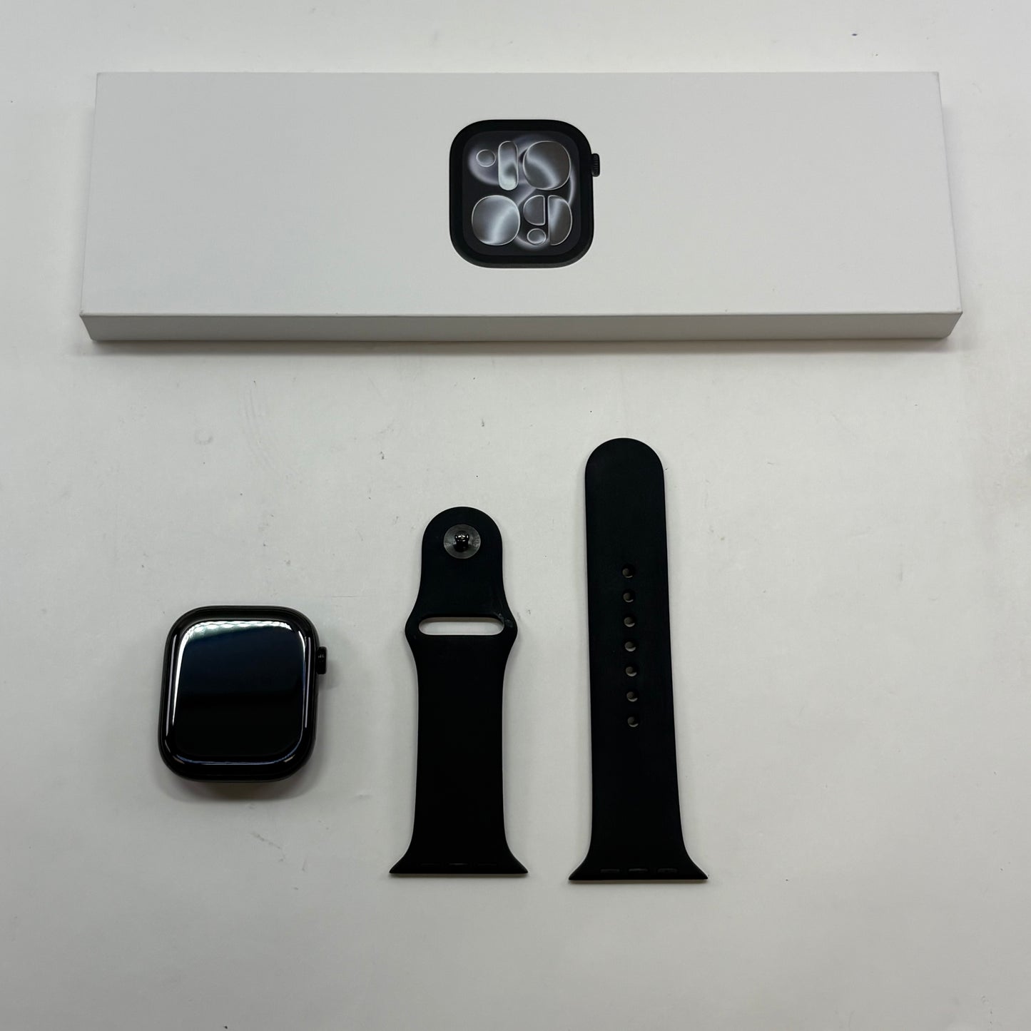Unlocked Apple Watch Series 11 46MM Jet Black Aluminum Black SportBand MFC24LW/A