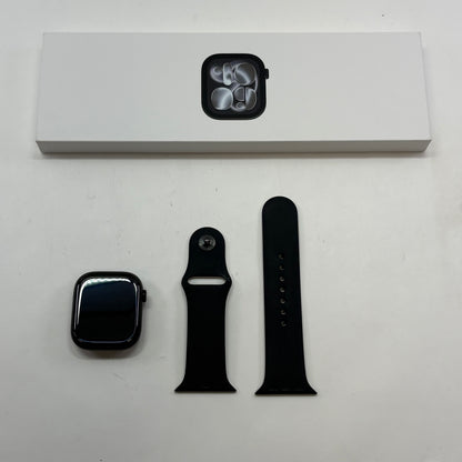 Unlocked Apple Watch Series 11 46MM Jet Black Aluminum Black SportBand MFC24LW/A