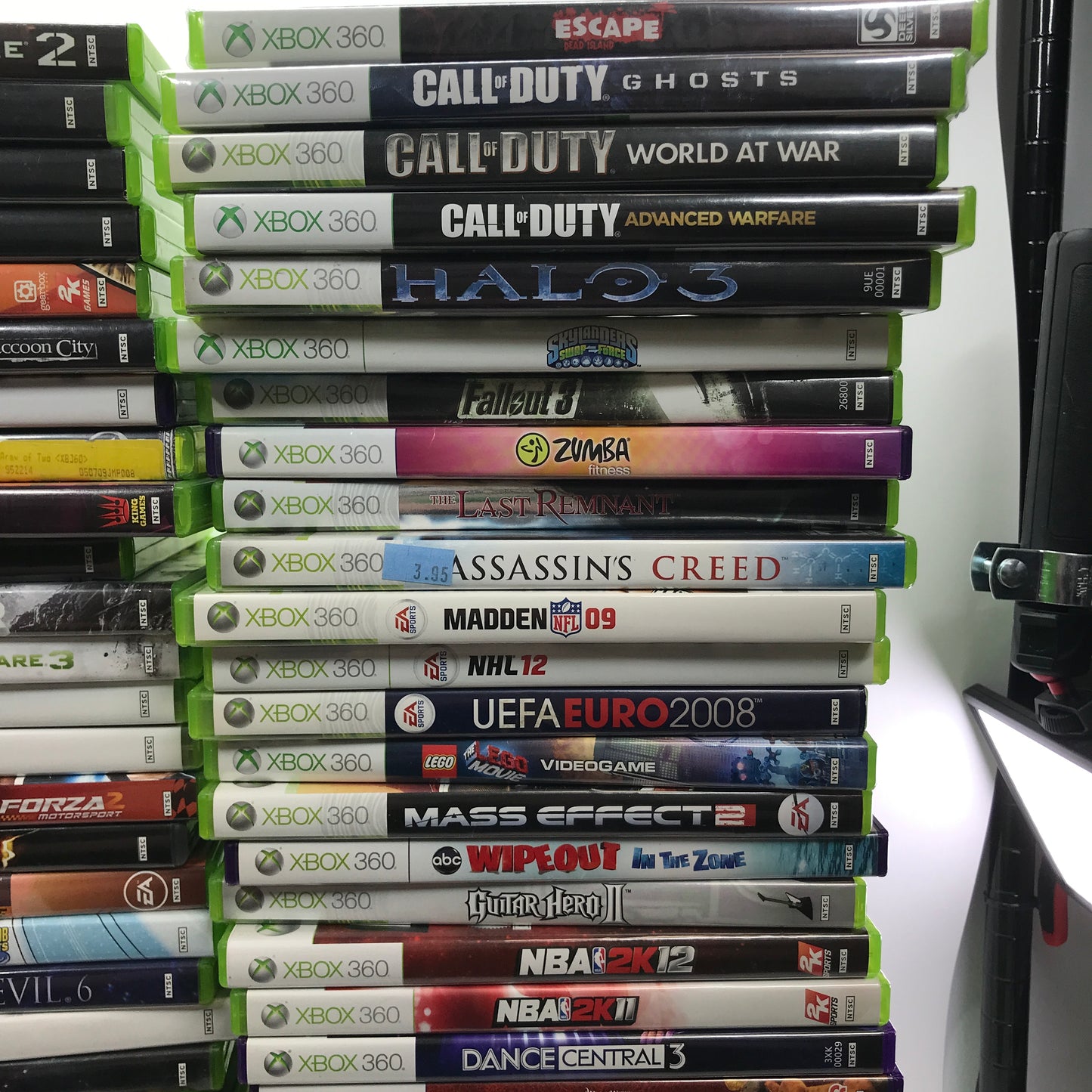 Lot of 133 Microsoft Xbox 360 Games [Call of Duty, Gears of War and More]
