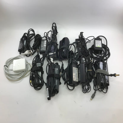 Lot of 12 - HP, Dell, Apple, Lenovo, LiteOn Computer Power Supply Adapters