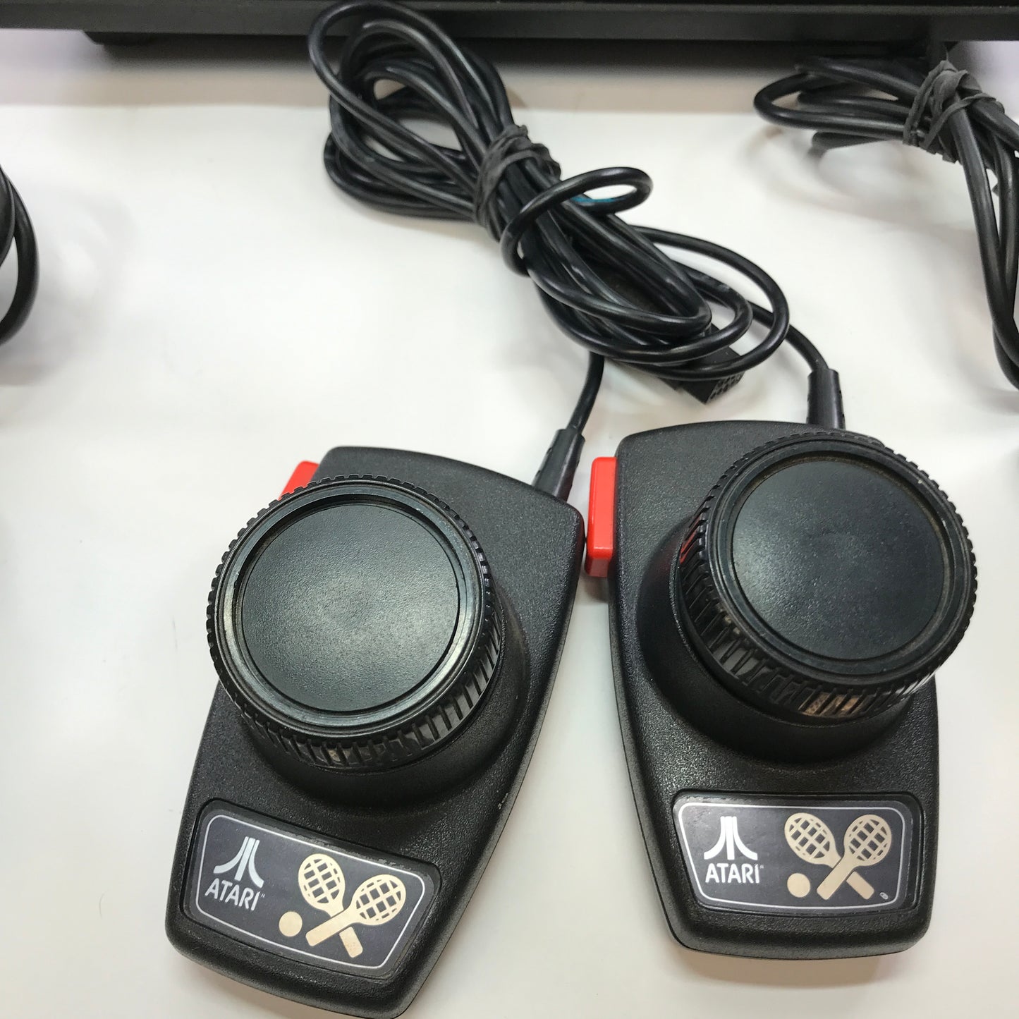 Atari 2600 Console System w/ ColeCo Vision Controller, 2 Paddle Controllers