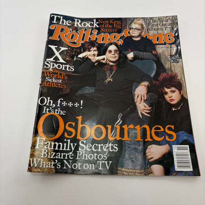RollingStones Osbournes May 9, 2002 Magazine ISSUE 895