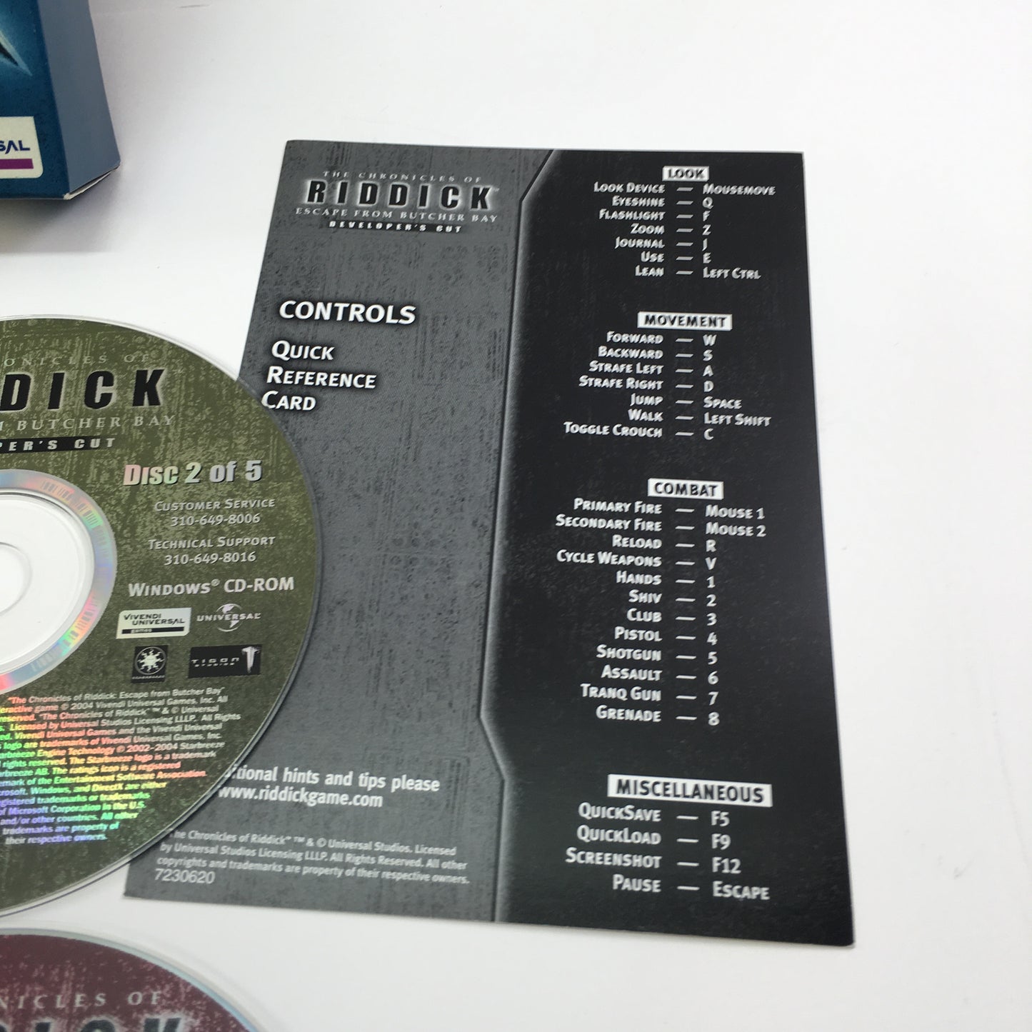 Chronicles of Riddick Escape From Butcher Bay [Developer's Cut] (PC, 2004)