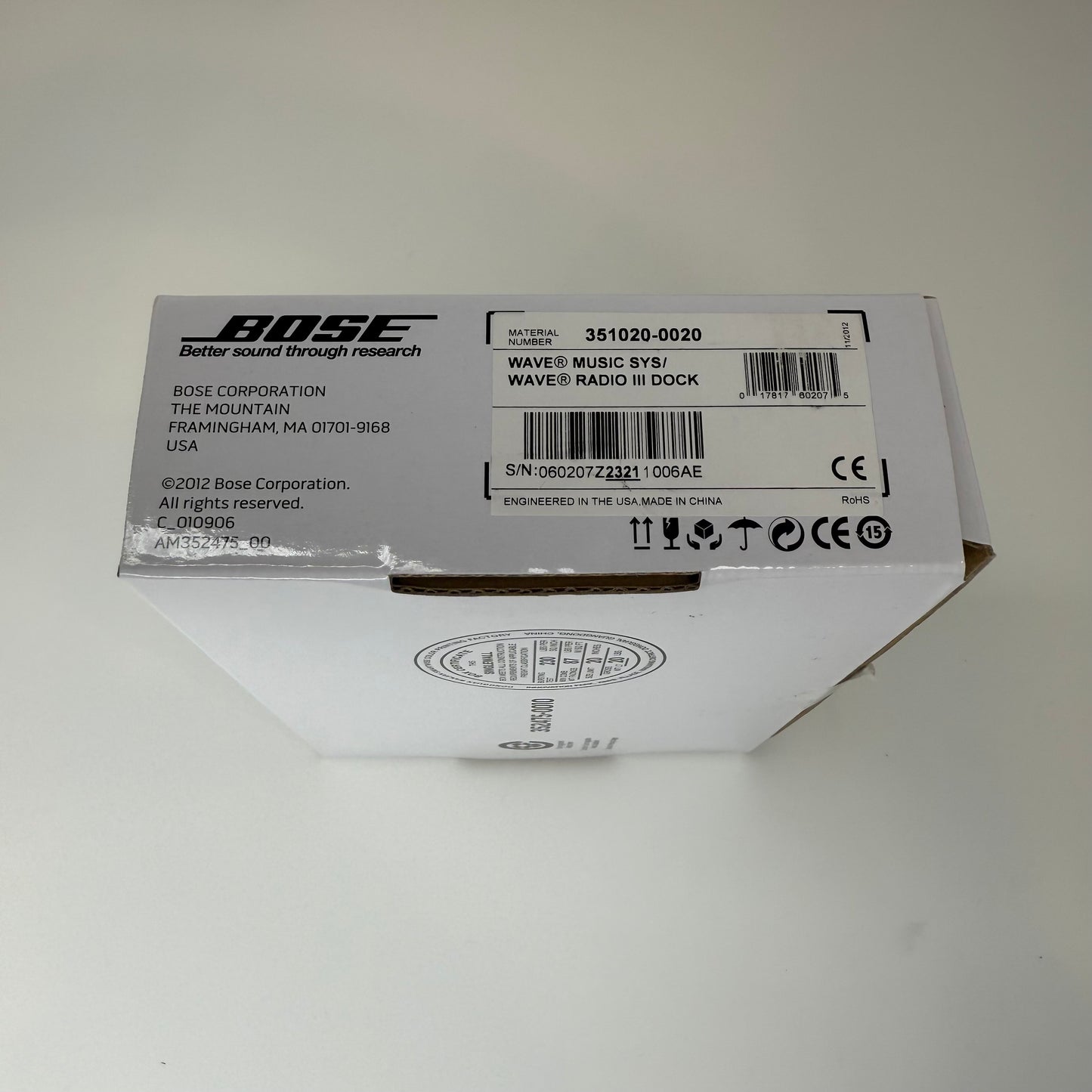 Bose Wave III Deck Docking station