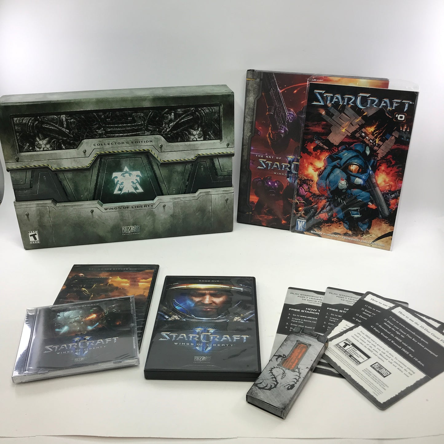 StarCraft II: Wings of Liberty [Collector's Edition] (PC, 2010) w Extras