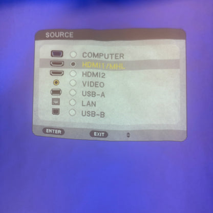 NEC UM361X Projector 1024 x 768 XGA 3,600 Lumens 3LCD Projector NP-UM361X