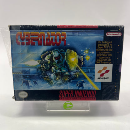 Cybernator (Super Nintendo SNES, 1993) Complete In Box CIB