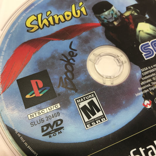 Shinobi (Sony PlayStation 2 PS2, 2002) Disc Only
