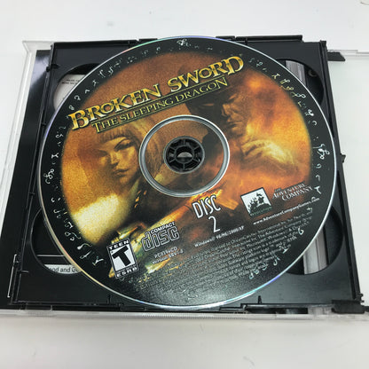 Broken Sword: The Sleeping Dragon (PC, 2003) Complete in Box CIB
