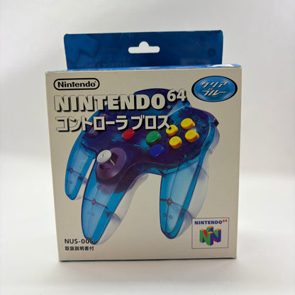 Nintendo 64 N64 Original Controller NUS-005 Ice Blue