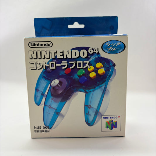 Nintendo 64 N64 Original Controller NUS-005 Ice Blue