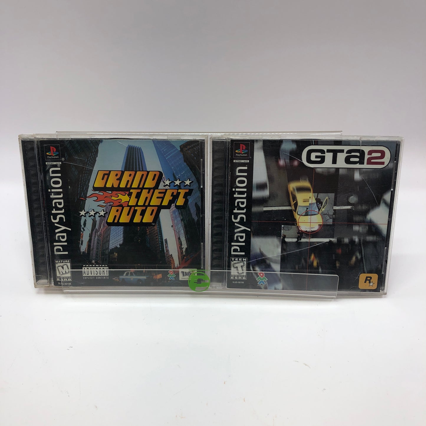 Grant Theft Auto 1 and Grand Theft Auto 2 Sony PlayStation 1 PS1 READ