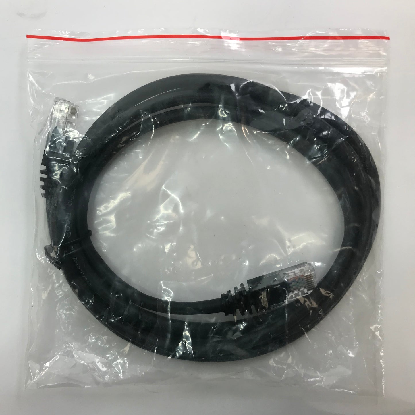 Lot of 11 - Brand New Patch Cables, Cat 5E Network Cable, Black, 5 ft., RJ-45