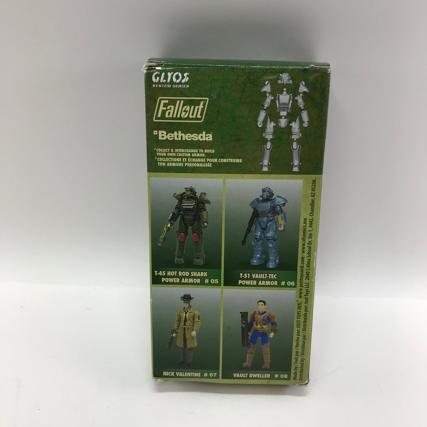  Fallout Mega Merge #05 T-45 Hot rod Shark Power Armor Buildable Action Figure