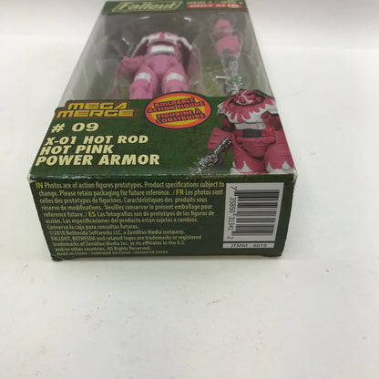Fallout Mega Merge #09 X-01 Hot Rod Hot Pink Power Armor Buildable Action Figure