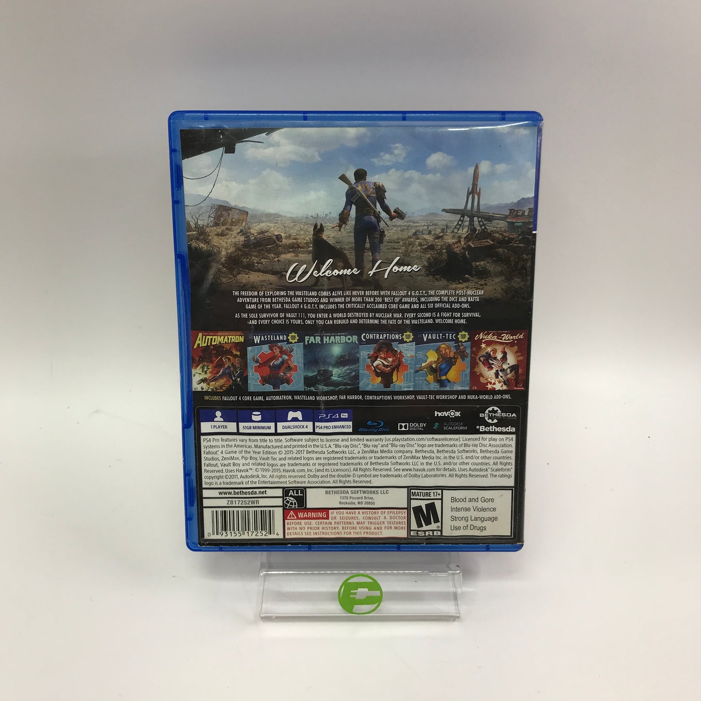 Fallout 4 [Game of the Year] (Sony PlayStation 4 PS4, 2017) w Poster