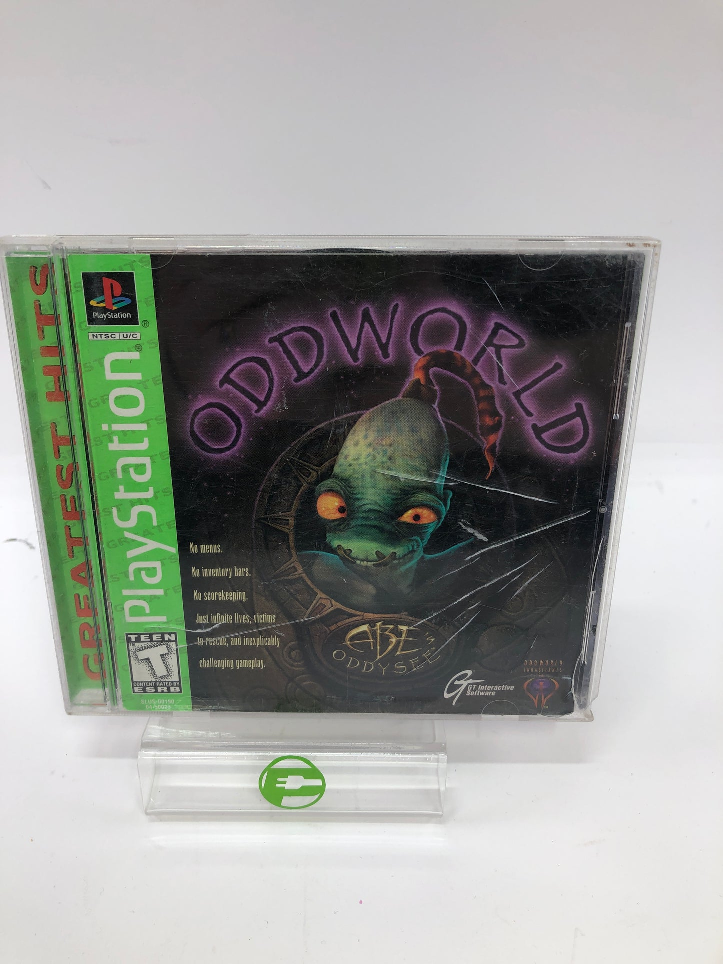 Oddworld Abe's Oddysee [Greatest Hits] (Sony PlayStation 1 PS1, 1997) CIB 