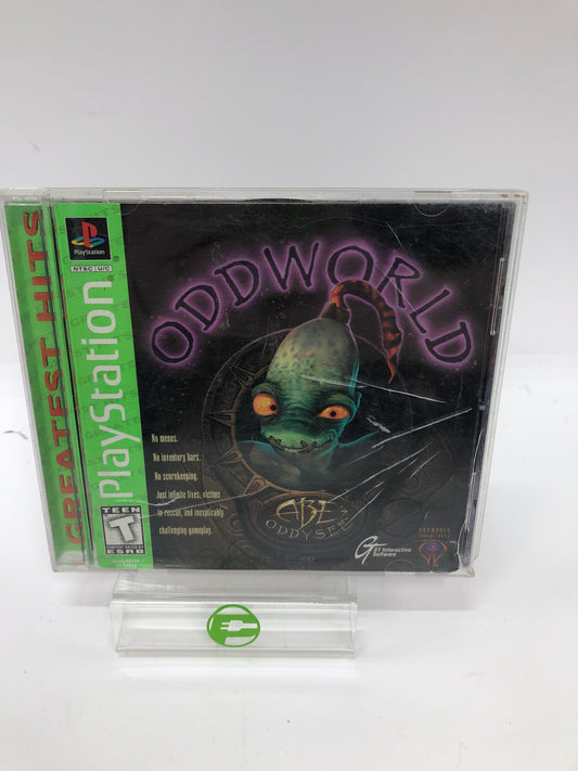 Oddworld Abe's Oddysee [Greatest Hits] (Sony PlayStation 1 PS1, 1997) CIB 