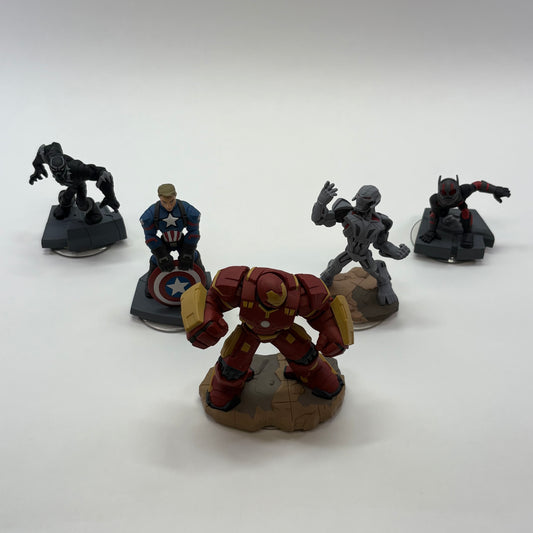 Lot of 5 Disney Infinity 3.0 Marvel Battlegrounds Game Toy Figures INF