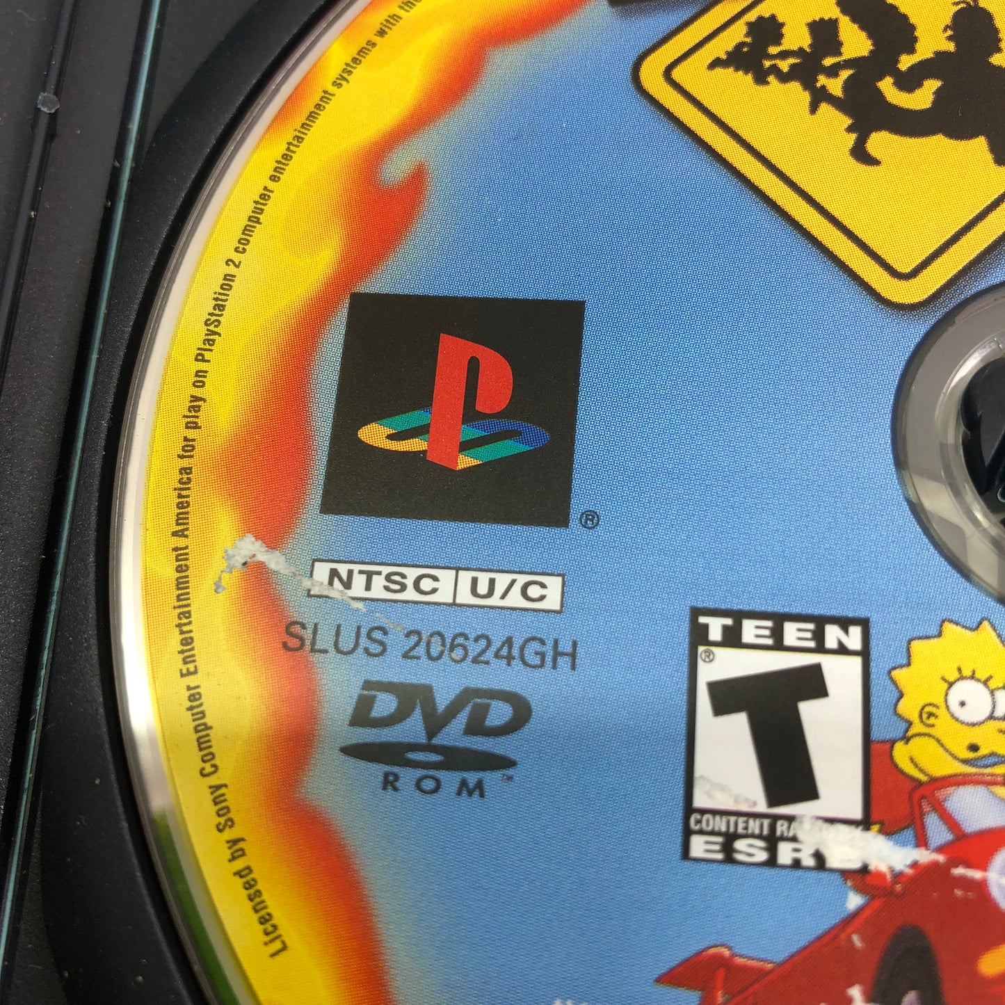 The Simpsons Hit and Run [Greatest Hits] (Sony PlayStation 2 PS2, 2003)No Manual