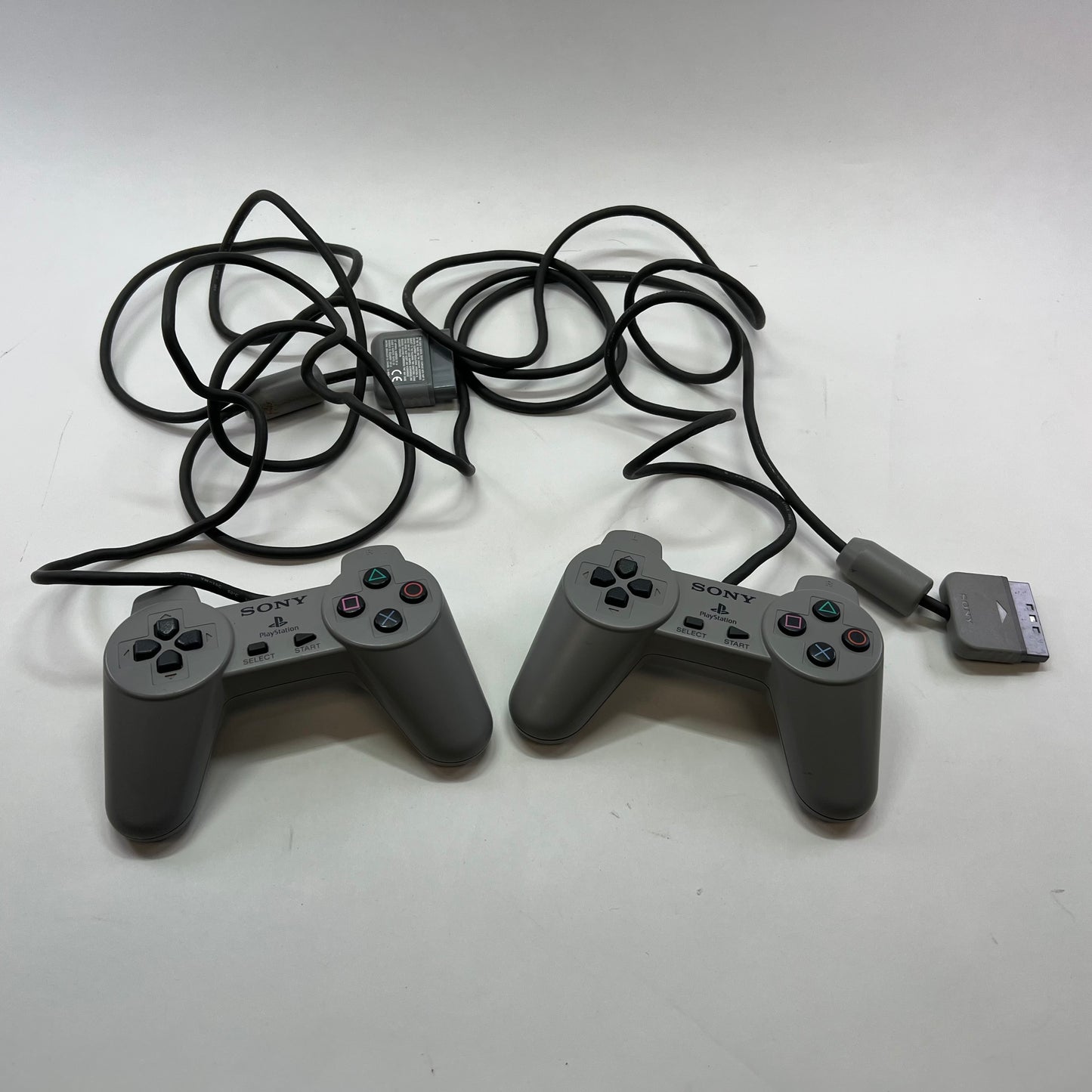 Sony PlayStation 2 PS2 DualShock 2 Wired Controller Gray Lot SCPH-1200