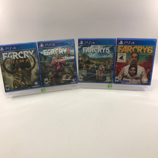 Far Cry Collection [4, 5, 6, Primal] Playstation 4, PS4, Factory Sealed 