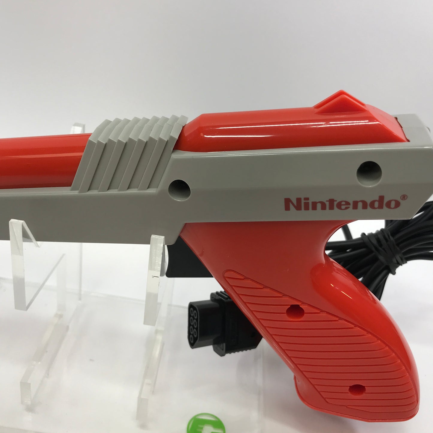 Nintendo NES Zapper Controller NES-005 Fire Orange Working w Duck Hunt