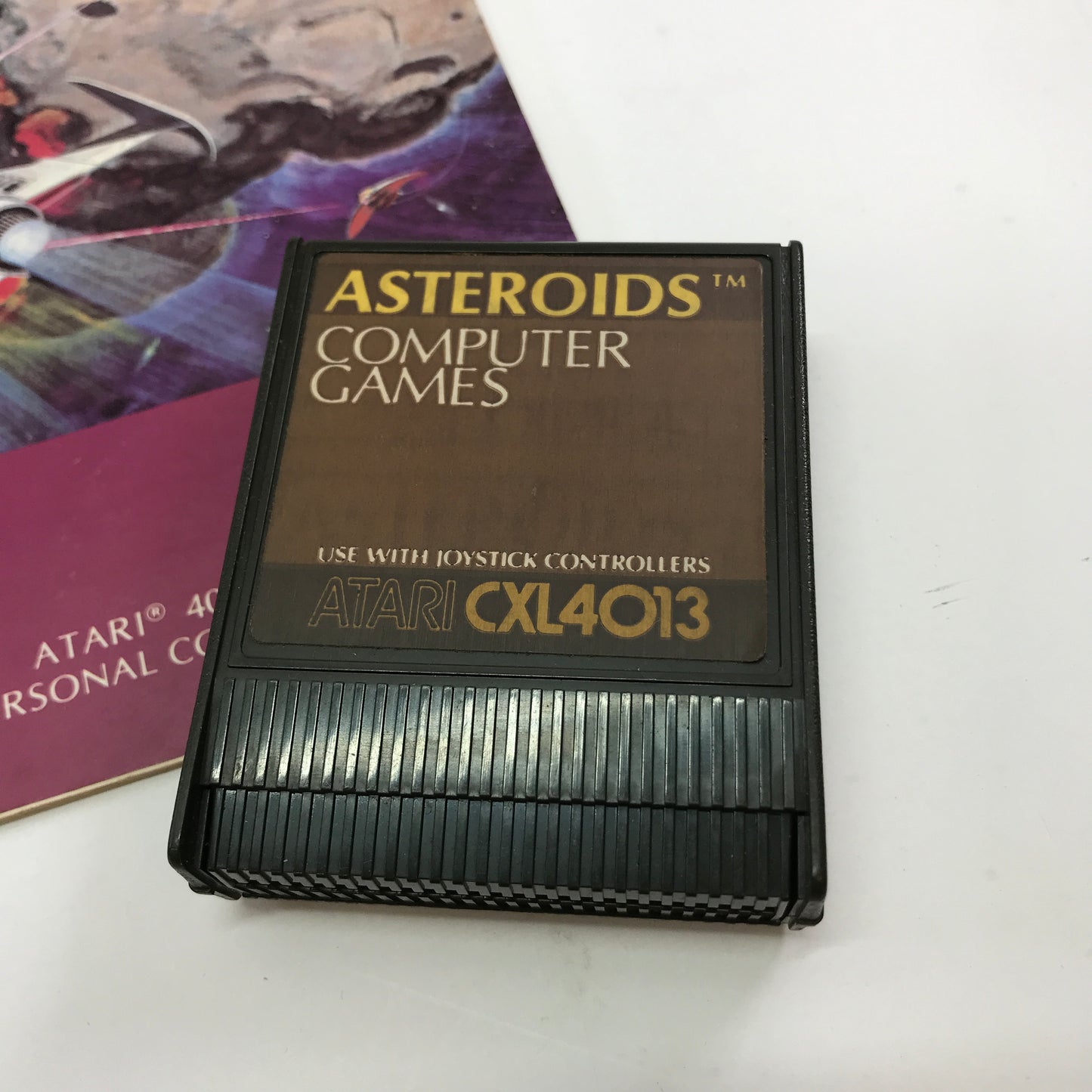 Asteroids (Atari 400, 1980) Cartridge and Manual Only
