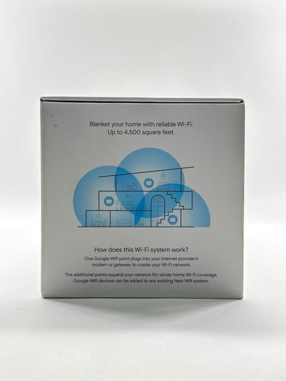 Google  WiFi Mesh Wifi 3 Pack AC1200 GA02434-US