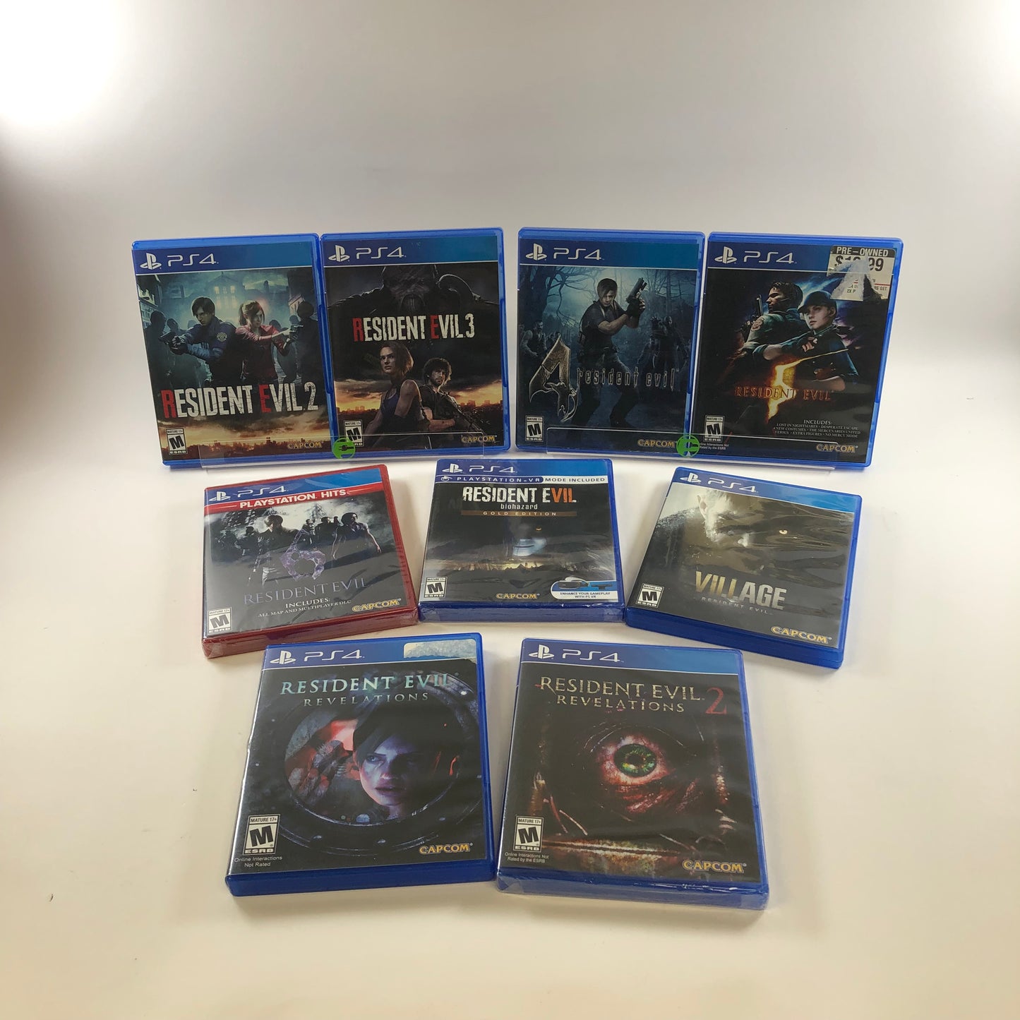 Resident Evil Collection 9 Games Sony PlayStation 4 PS4 Games