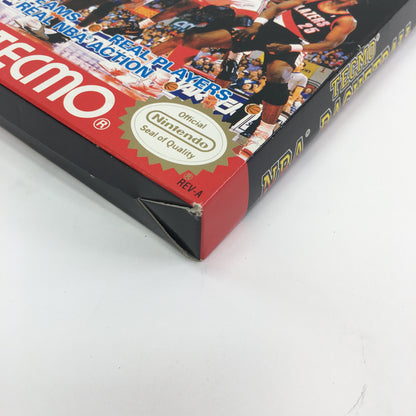 Tecmo NBA Basketball (Nintendo NES, 1992) Tested Original Box w Manual